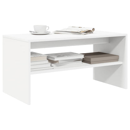 Tv-meubel 80x40x40 cm bewerkt hout wit