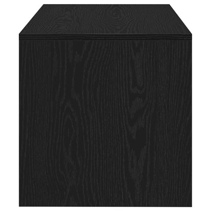 Tv-meubel 80x40x40 cm spaanplaat zwart eikenkleurig