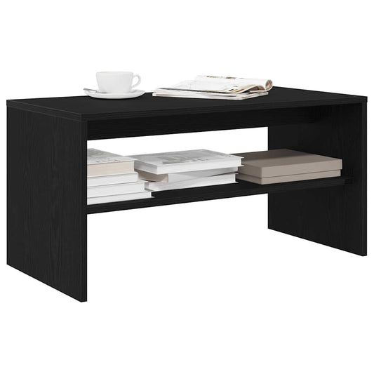 Tv-meubel 80x40x40 cm spaanplaat zwart eikenkleurig