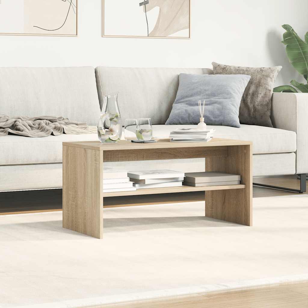 Tv-meubel 80x40x40 cm bewerkt hout sonoma eikenkleurig