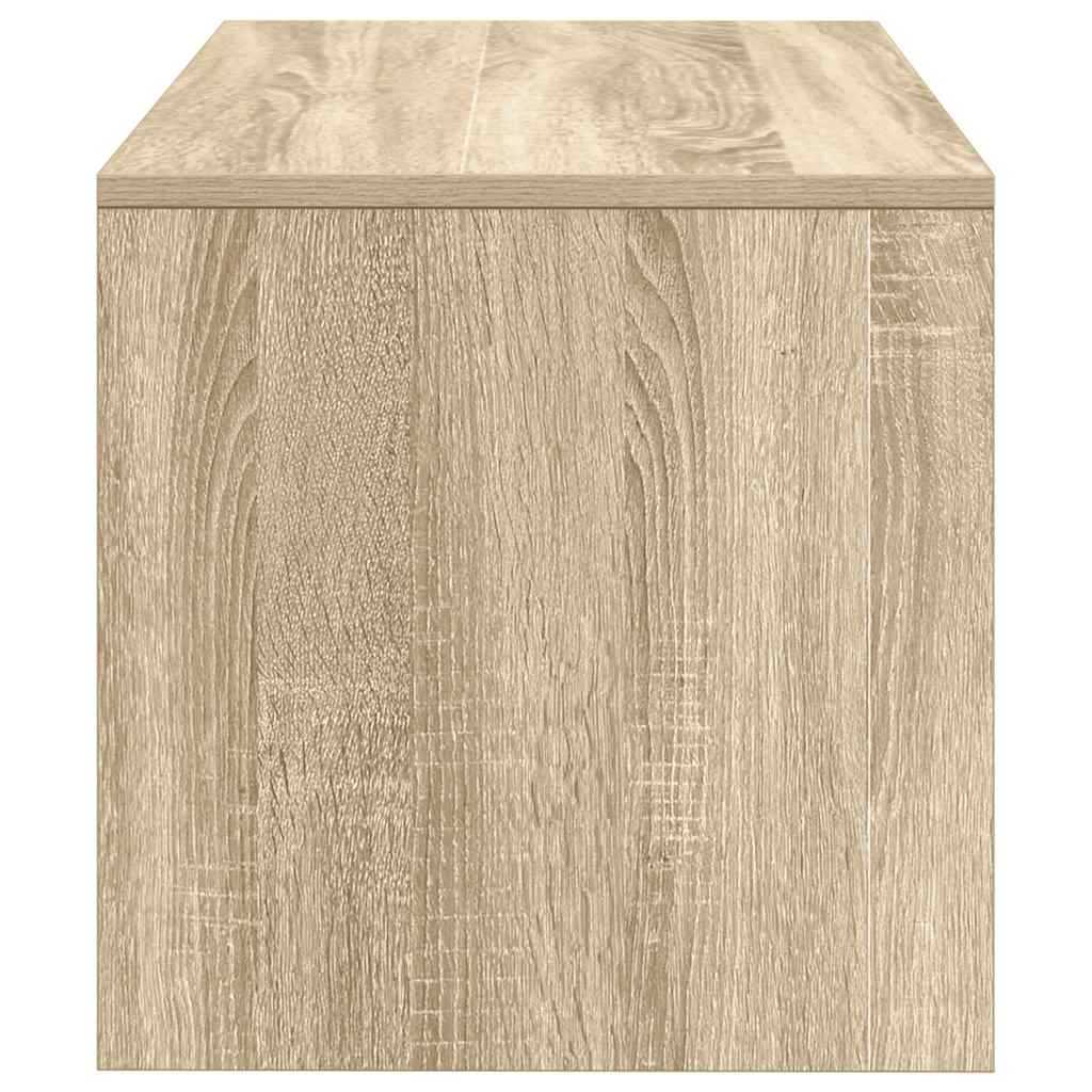 Tv-meubel 80x40x40 cm bewerkt hout sonoma eikenkleurig