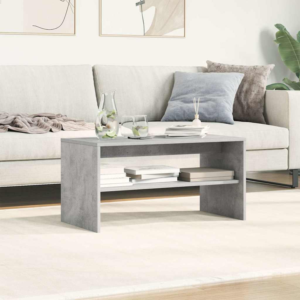 Tv-meubel 80x40x40 cm bewerkt hout betongrijs