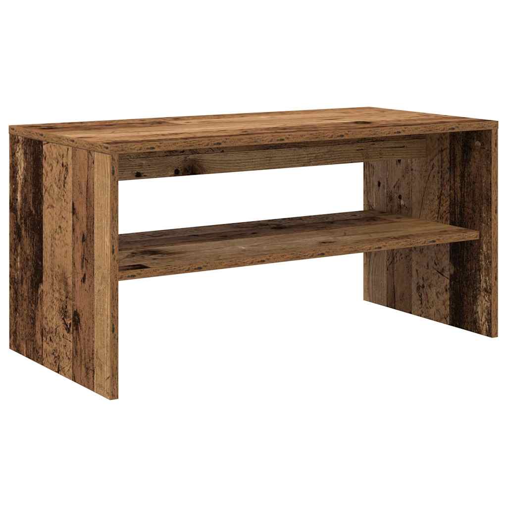 Tv-meubel 80x40x40 cm bewerkt hout oud houtkleurig
