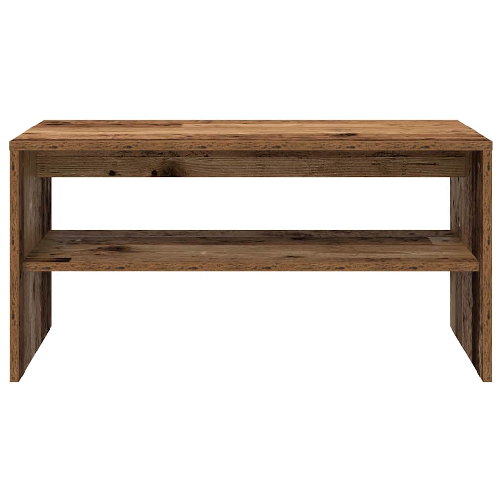 Tv-meubel 80x40x40 cm bewerkt hout oud houtkleurig