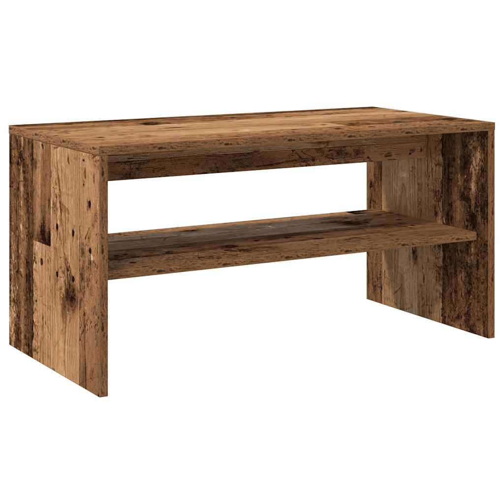 Tv-meubel 80x40x40 cm bewerkt hout oud houtkleurig