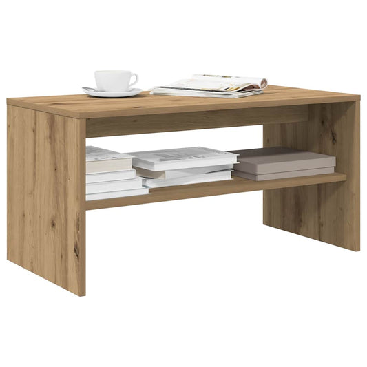 Tv-meubel 80x40x40 cm bewerkt hout artisanaal eikenkleur