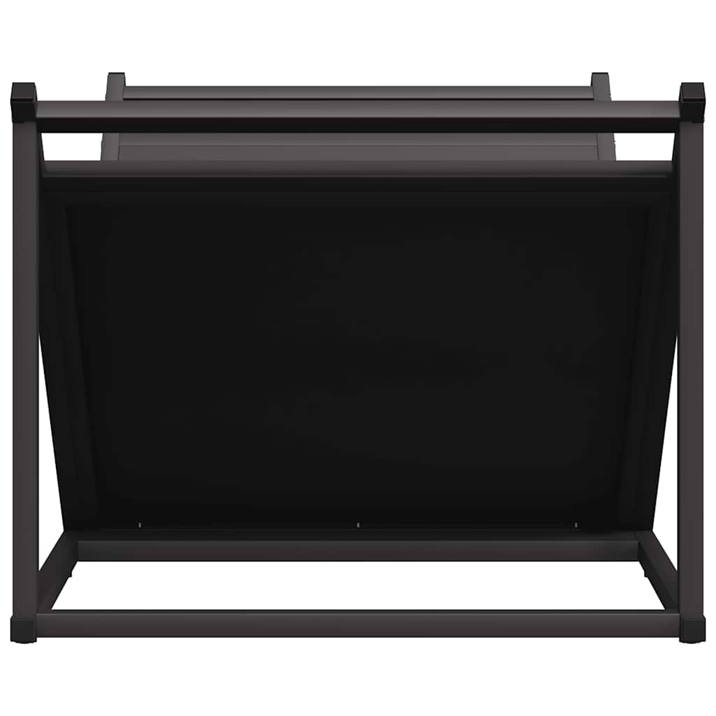 Brandhoutrek 70x43x34,5 cm koudgewalst staal zwart