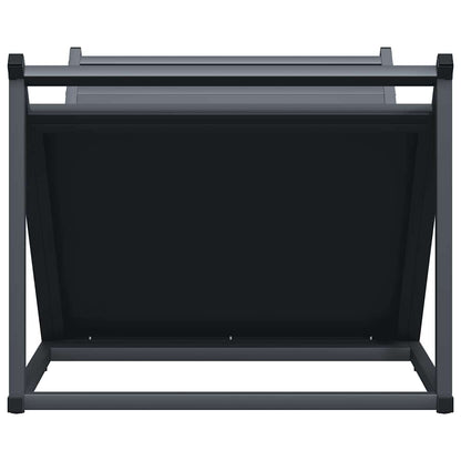 Brandhoutrek 70x43x34,5 cm koudgewalst staal antracietkleurig