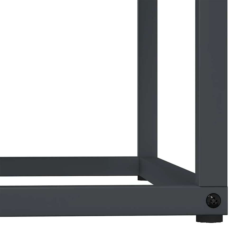 Brandhoutrek 69,5x35x81 cm koudgewalst staal antracietkleurig