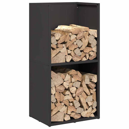 Brandhoutrek 40x30x80 cm koudgewalst staal zwart