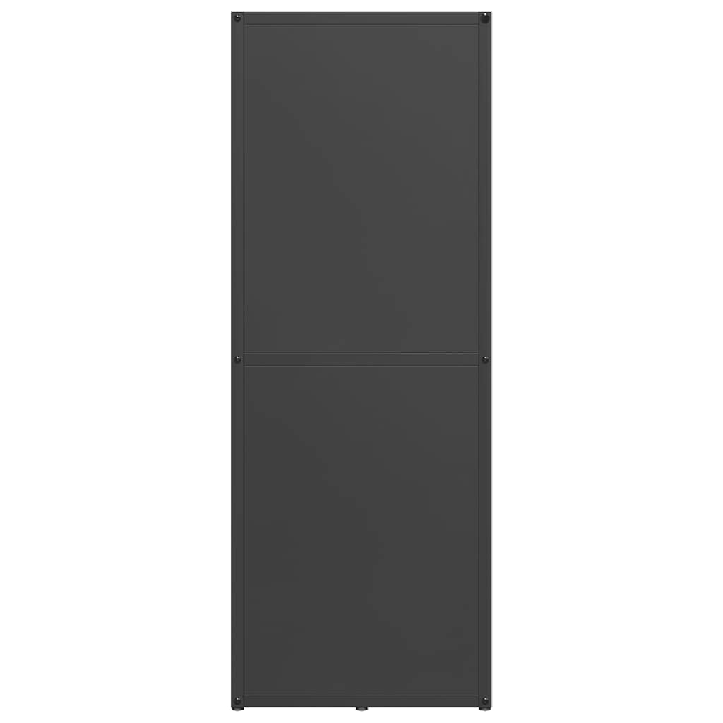 Brandhoutrek 40x30x80 cm koudgewalst staal zwart