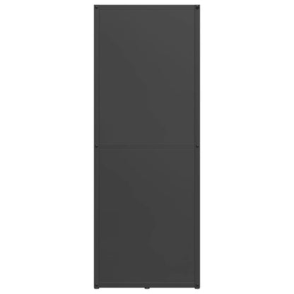 Brandhoutrek 40x30x80 cm koudgewalst staal zwart