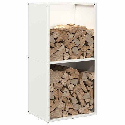Brandhoutrek 40x30x80 cm koudgewalst staal wit