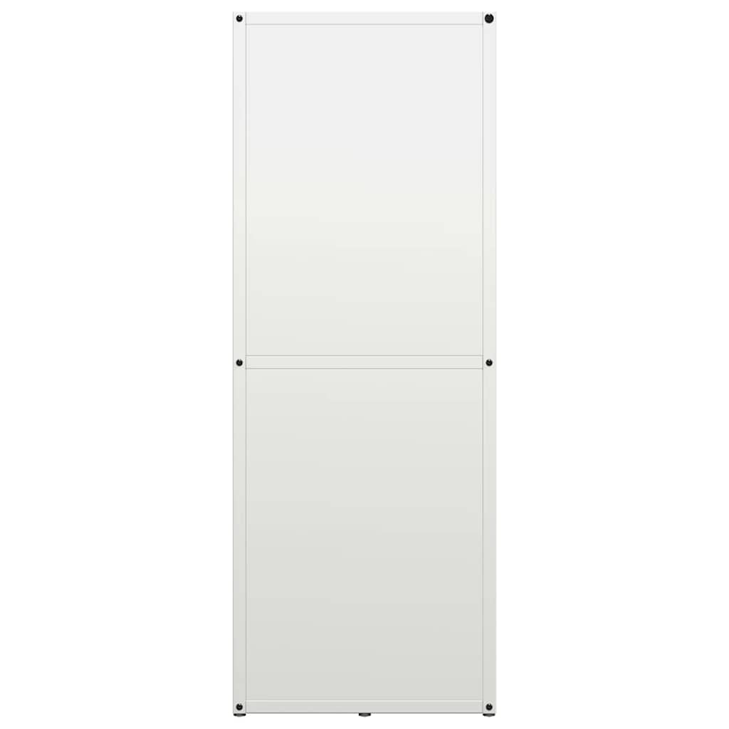 Brandhoutrek 40x30x80 cm koudgewalst staal wit
