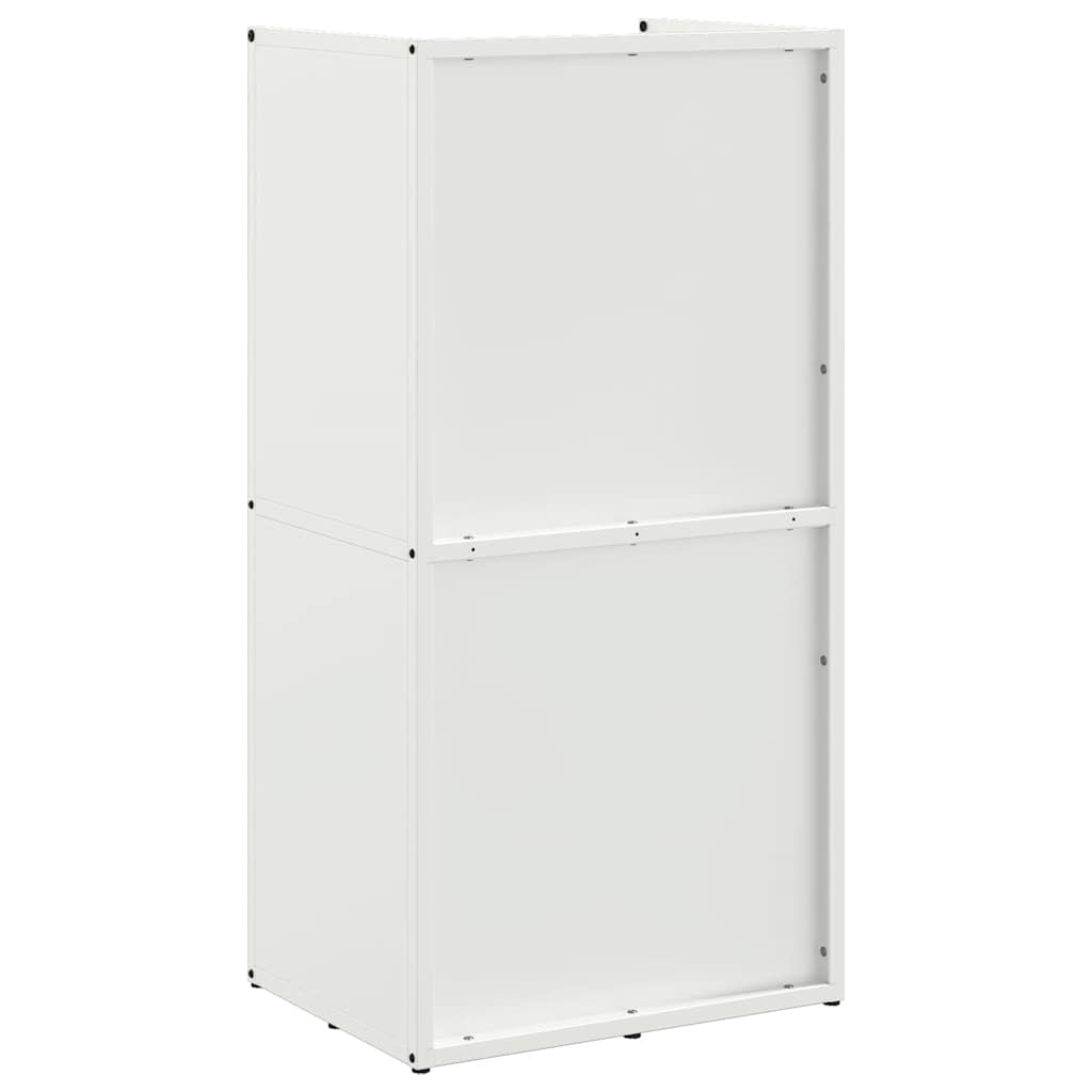Brandhoutrek 40x30x80 cm koudgewalst staal wit