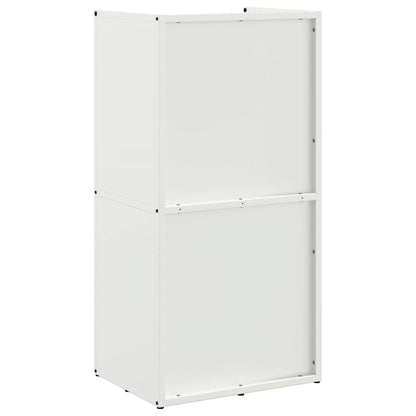 Brandhoutrek 40x30x80 cm koudgewalst staal wit