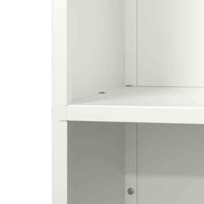 Brandhoutrek 40x30x80 cm koudgewalst staal wit
