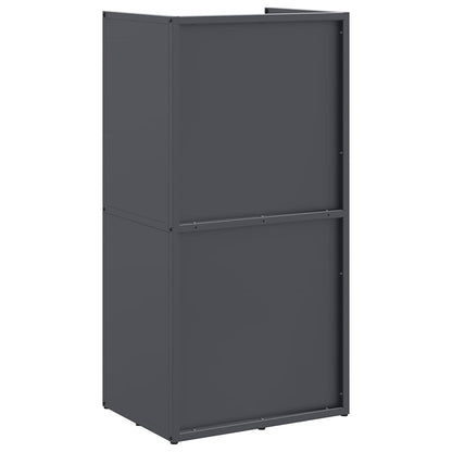 Brandhoutrek 40x30x80 cm koudgewalst staal antraciet