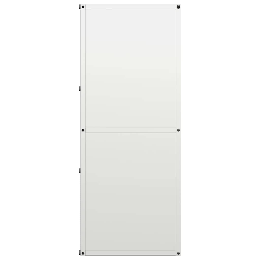 Brandhoutrek 40x30x75 cm koudgewalst staal wit