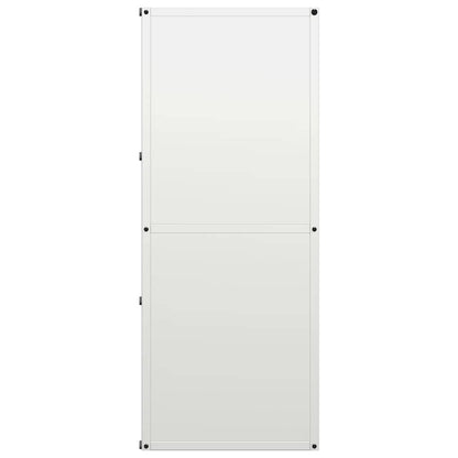 Brandhoutrek 40x30x75 cm koudgewalst staal wit