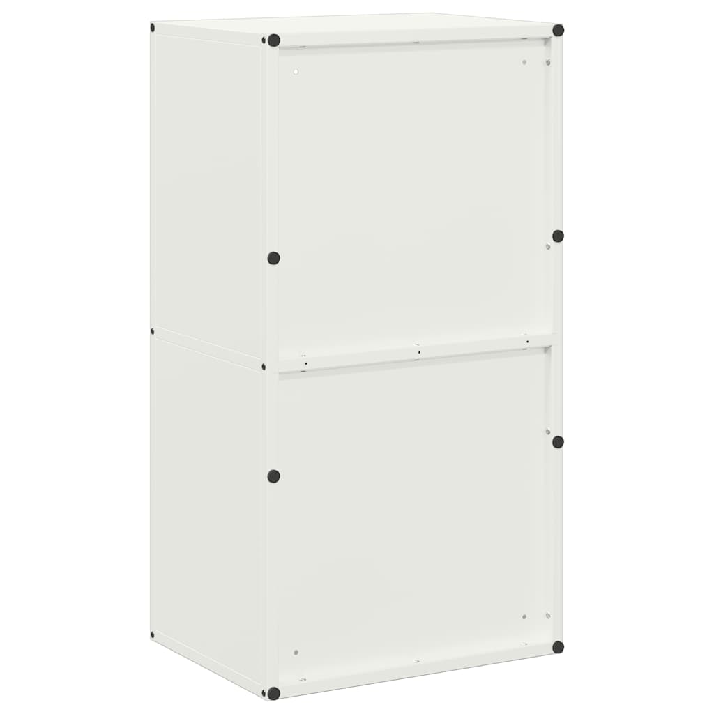 Brandhoutrek 40x30x75 cm koudgewalst staal wit