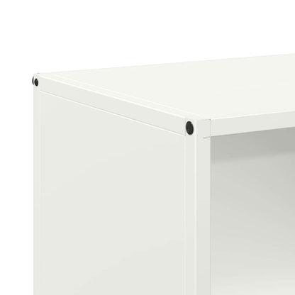 Brandhoutrek 40x30x75 cm koudgewalst staal wit