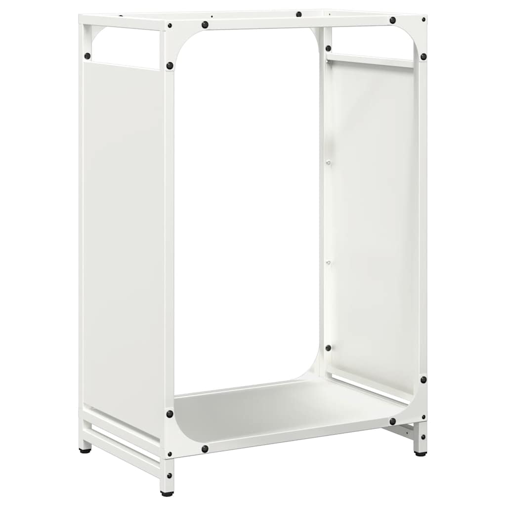 Brandhoutrek 44x28x65 cm koudgewalst staal wit