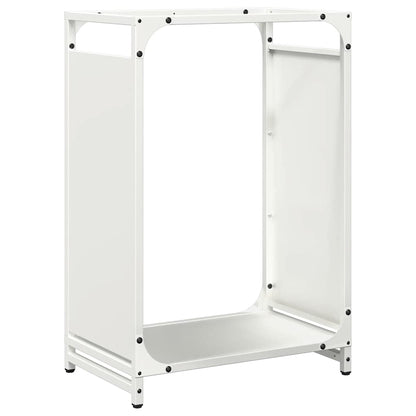 Brandhoutrek 44x28x65 cm koudgewalst staal wit