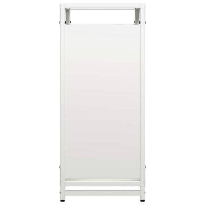 Brandhoutrek 44x28x65 cm koudgewalst staal wit