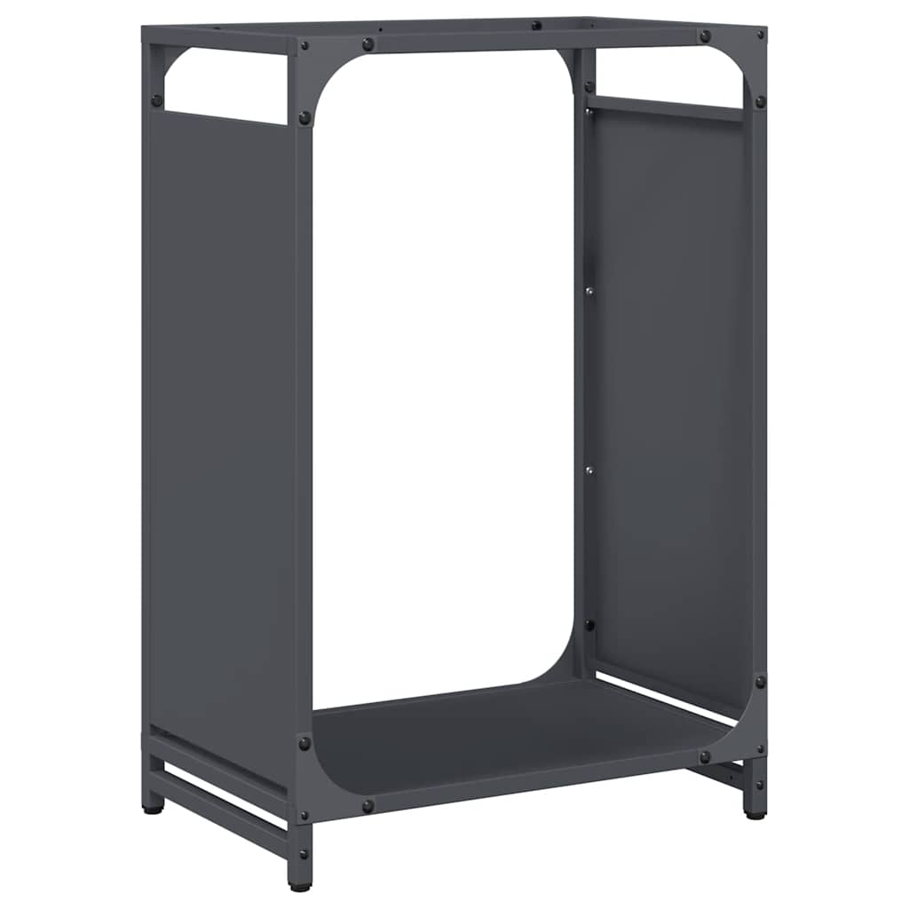 Brandhoutrek 44x28x65 cm koudgewalst staal antracietkleurig