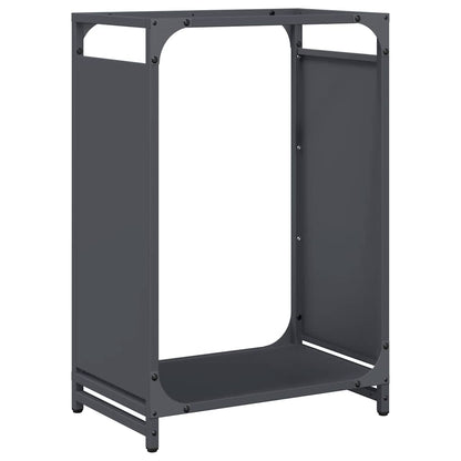 Brandhoutrek 44x28x65 cm koudgewalst staal antracietkleurig