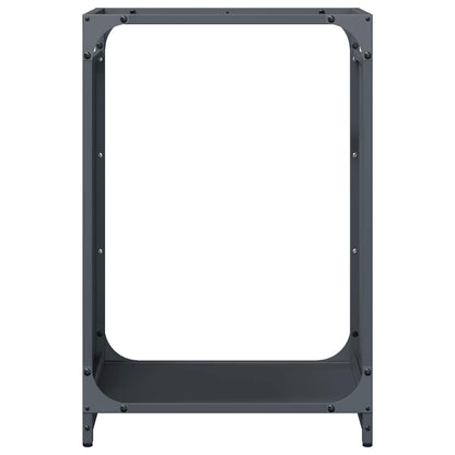 Brandhoutrek 44x28x65 cm koudgewalst staal antracietkleurig