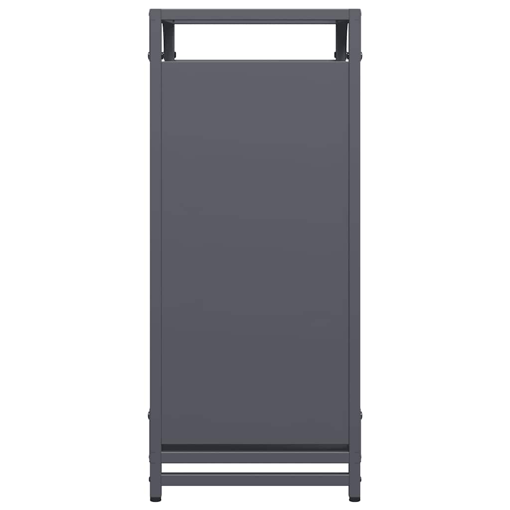Brandhoutrek 44x28x65 cm koudgewalst staal antracietkleurig