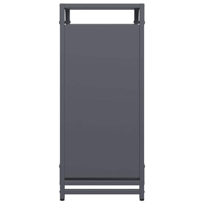 Brandhoutrek 44x28x65 cm koudgewalst staal antracietkleurig