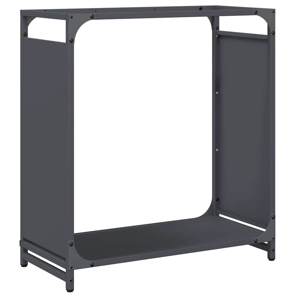 Brandhoutrek 60x28x65 cm koudgewalst staal antracietkleurig