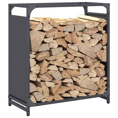 Brandhoutrek 60x28x65 cm koudgewalst staal antracietkleurig