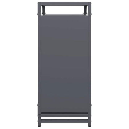 Brandhoutrek 60x28x65 cm koudgewalst staal antracietkleurig