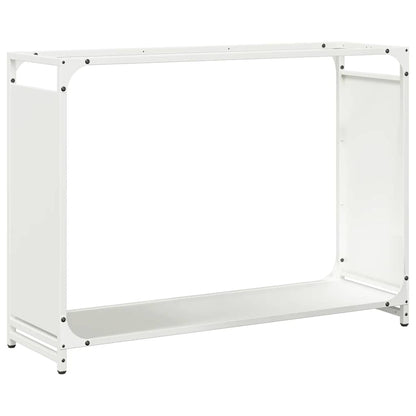 Brandhoutrek 90x28x65 cm koudgewalst staal wit