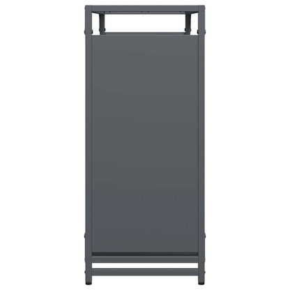 Brandhoutrek 90x28x65 cm koudgewalst staal antracietkleurig