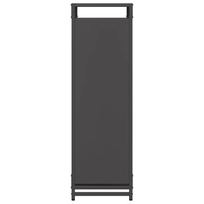 Brandhoutrek 44x28x90 cm koudgewalst staal zwart