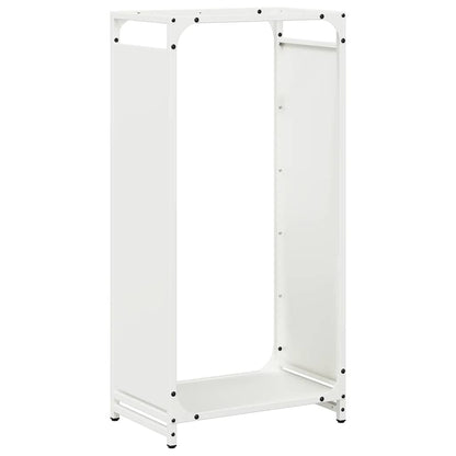 Brandhoutrek 44x28x90 cm koudgewalst staal wit