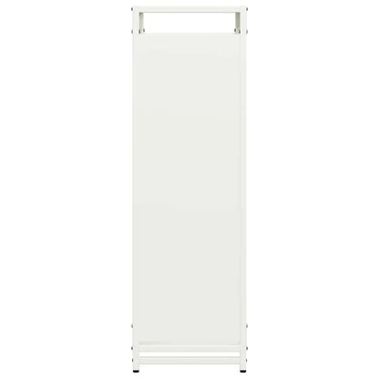 Brandhoutrek 44x28x90 cm koudgewalst staal wit