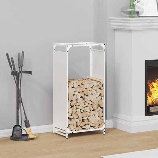 Brandhoutrek 44x28x90 cm koudgewalst staal wit