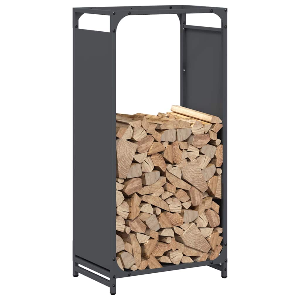 Brandhoutrek 44x28x90 cm koudgewalst staal antracietkleurig