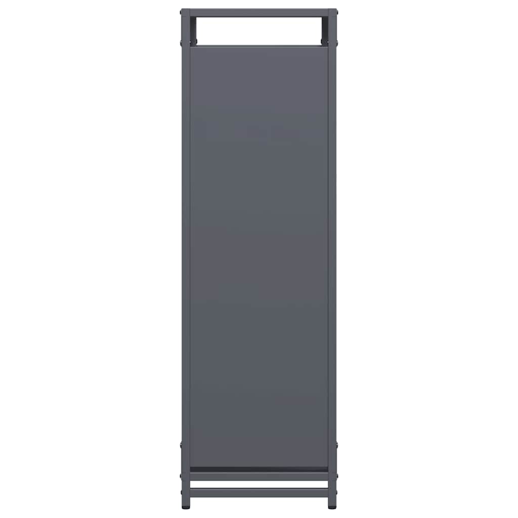 Brandhoutrek 44x28x90 cm koudgewalst staal antracietkleurig