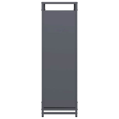 Brandhoutrek 44x28x90 cm koudgewalst staal antracietkleurig