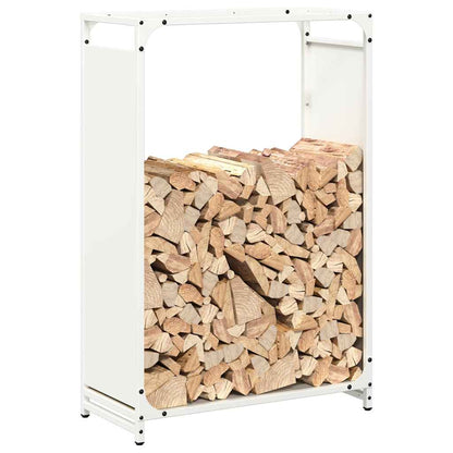 Brandhoutrek 60x28x90 cm koudgewalst staal wit
