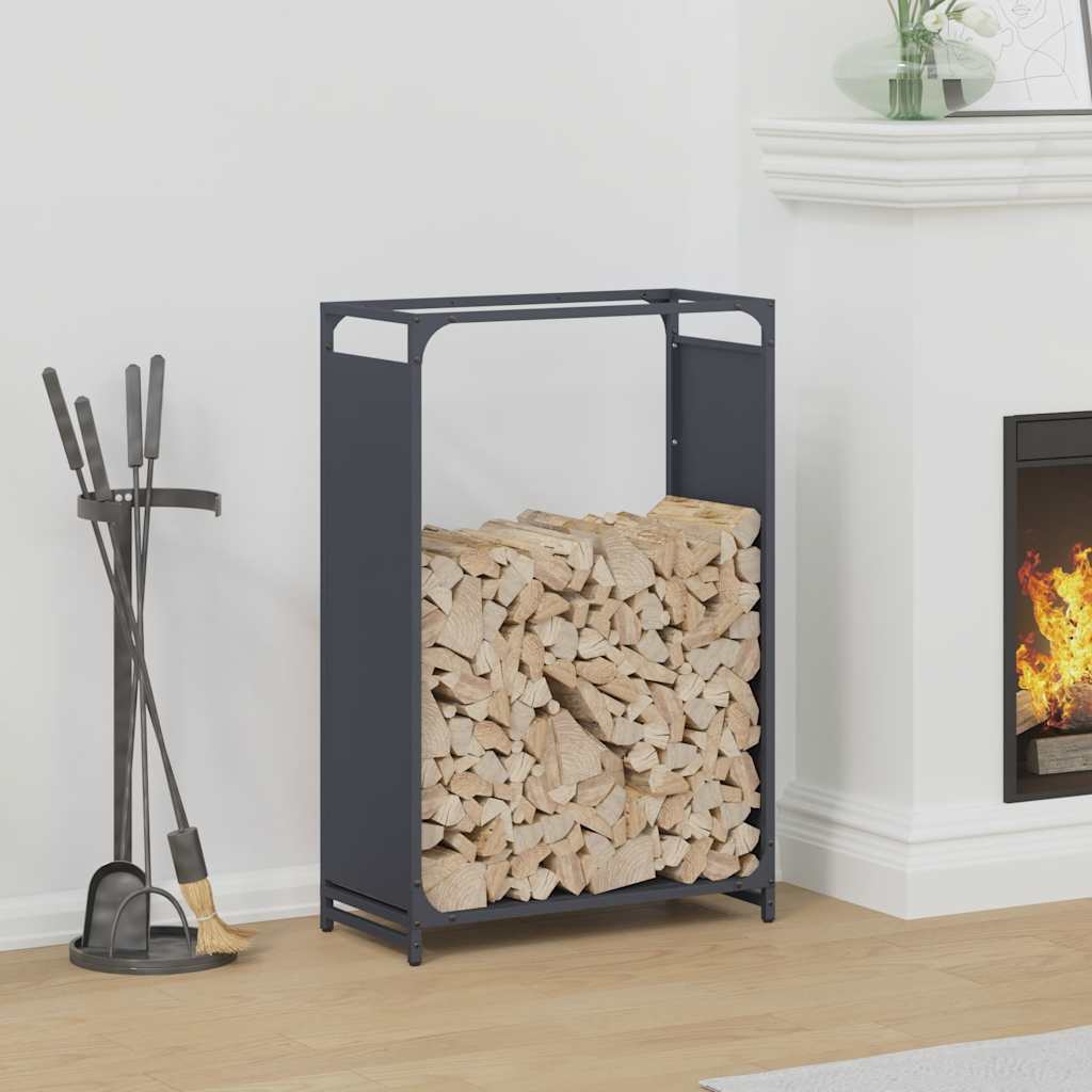 Brandhoutrek 60x28x90 cm koudgewalst staal antraciet
