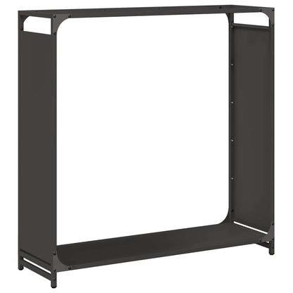 Brandhoutrek 90x28x90 cm koudgewalst staal zwart