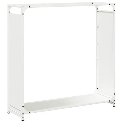 Brandhoutrek 90x28x90 cm koudgewalst staal wit
